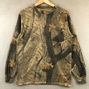 Hardwoods Camouflage Long Sleeve Pocket T Shirt Men's Outdoor Hunting Gear